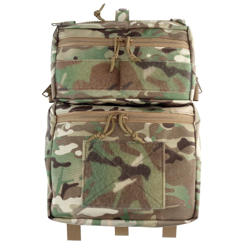 LV119 Tactical Back Panel Core Zippered Modular Expansion Back Panel GarmentVest
