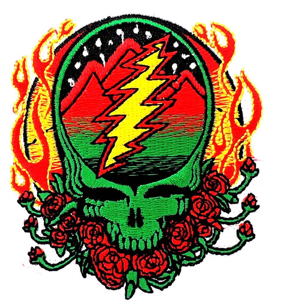 Grateful Dead Embroidered Rock Patch