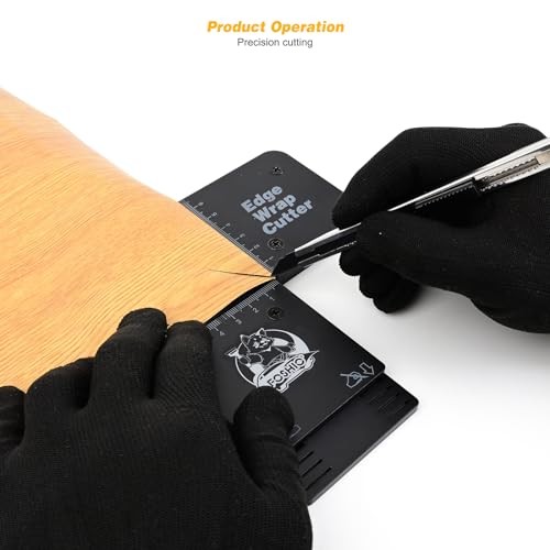 Aluminum Edge Wrap Cutting Template Tool, Template Ruler Drafting Tools for