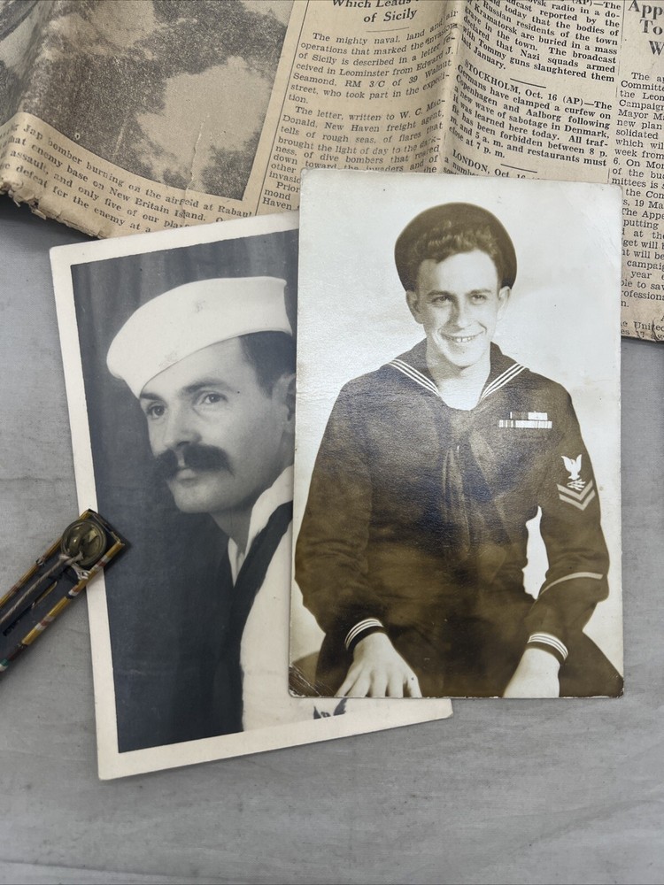 WW2 US Navy Amphibious Command Paper / Medal Grouping ID’d (KB