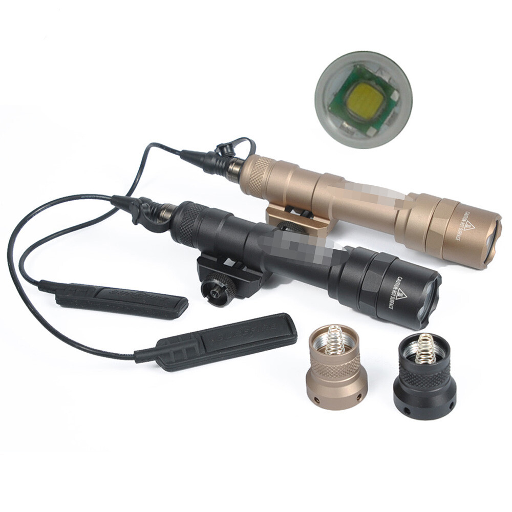 M600B Light LED Flashlight w/ Tail Switch Controller Rifle Light For M600B