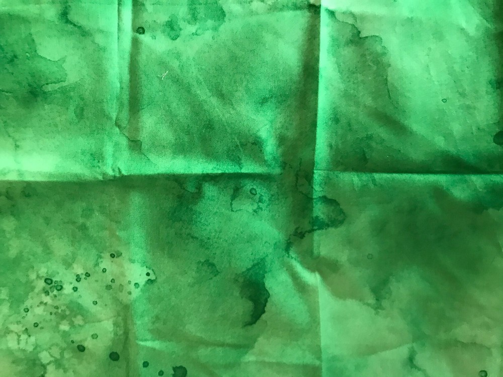 Bright Green Batik. Fat Quarter. Quality.