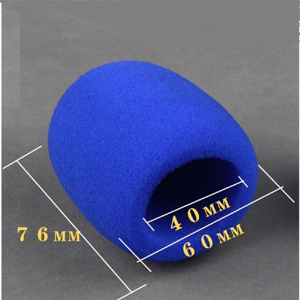 Thick Colorful Foam Microphone Covers for Handheld Mic 10 Pack