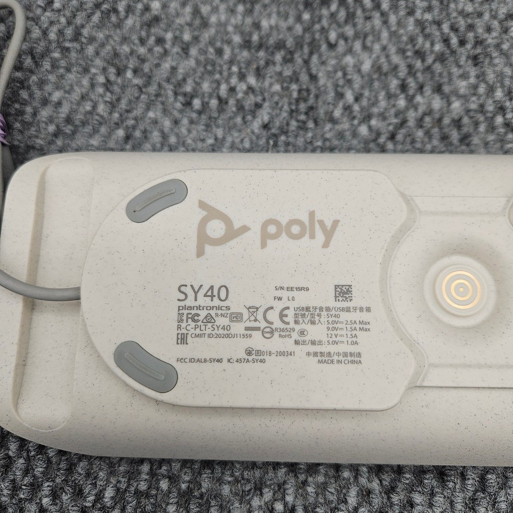 Poly Sync 40 SY40 Plantronics Bluetooth USB-C Smart Speakerphone Conference Work