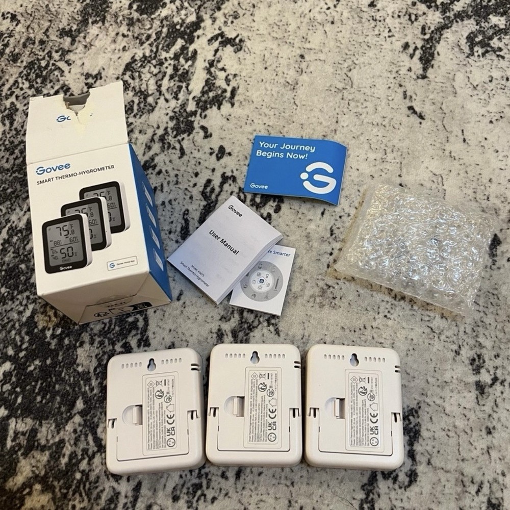 Govee Smart Thermo-Hygrometer pack of 3