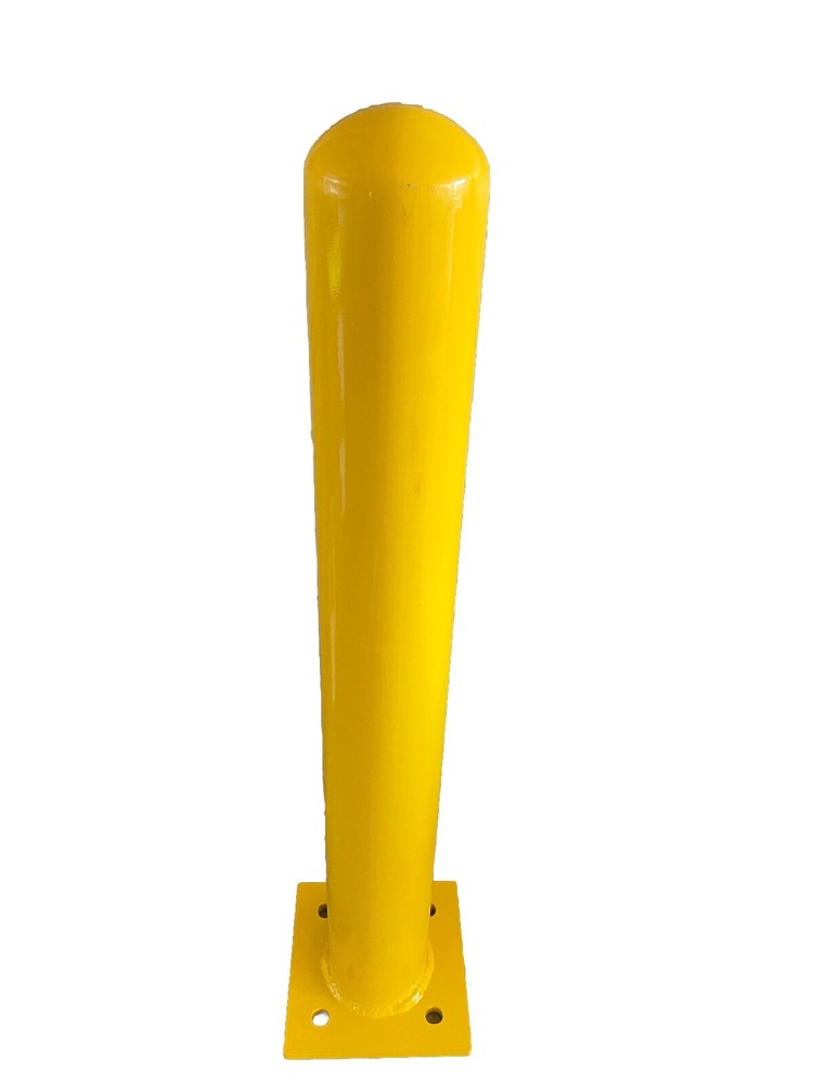 GRAINGER APPROVED IBB04040-Y-D Bollard,Fixed,Concrete,4",Yellow, 36”