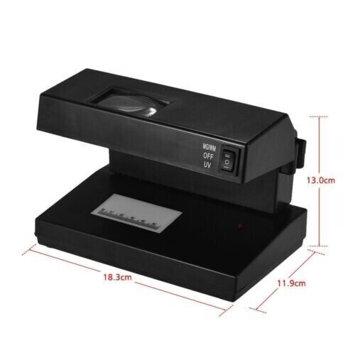 Portable Desktop Counterfeit Bill Detector Cash Currency Notes Checker Machine