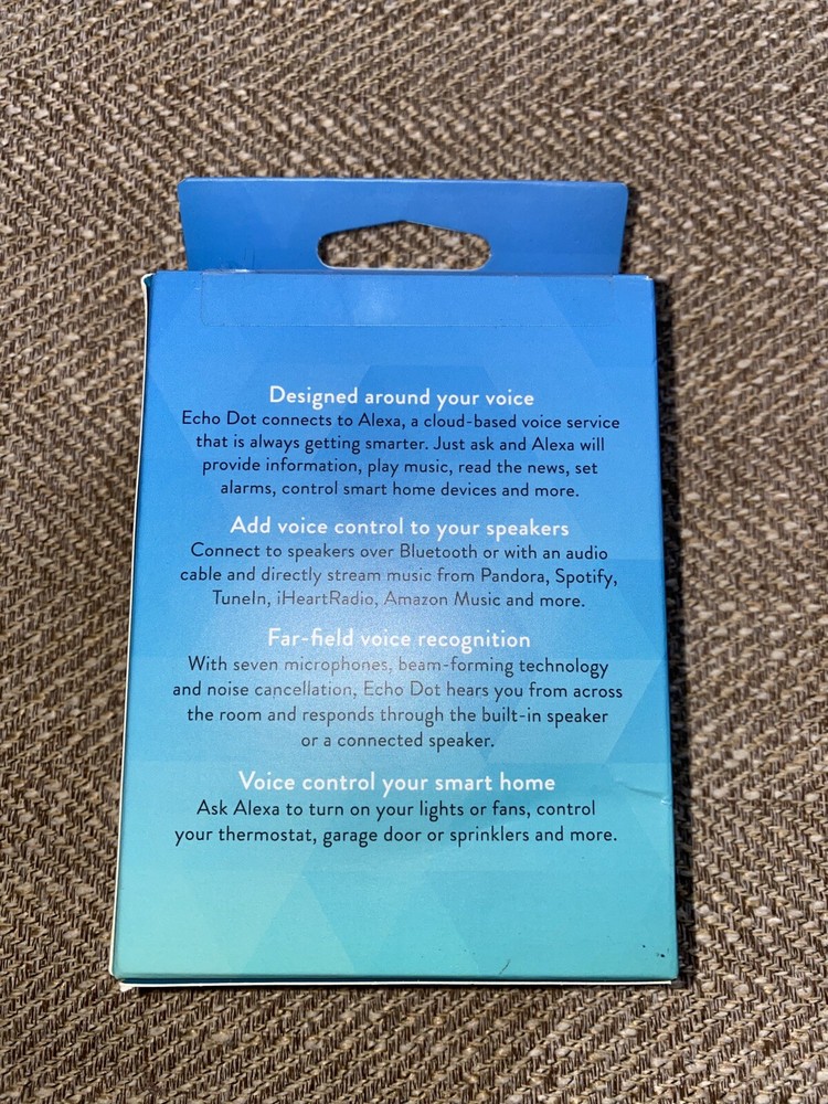 Amazon Echo Dot (2nd Generation) Smart Assistant - White New In Sealed Box!