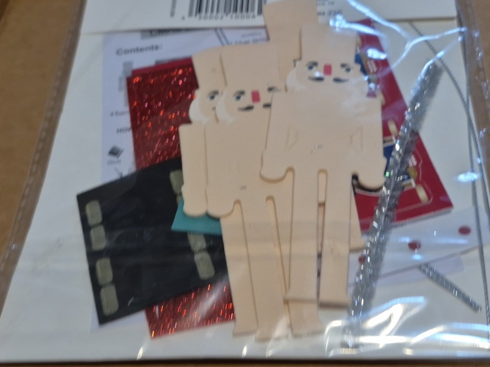 Holiday Style Foam Ornaments Activity Kit Christmas Nutcracker Makes 4