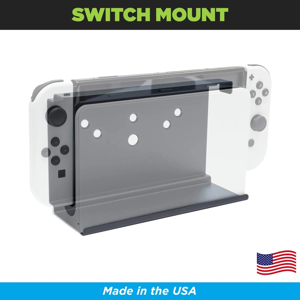 HIDEit Mount for Nintendo Switch – Used – Includes Screws, No Anchors