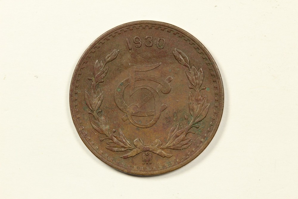 1930 Mexico 5 Centavos
