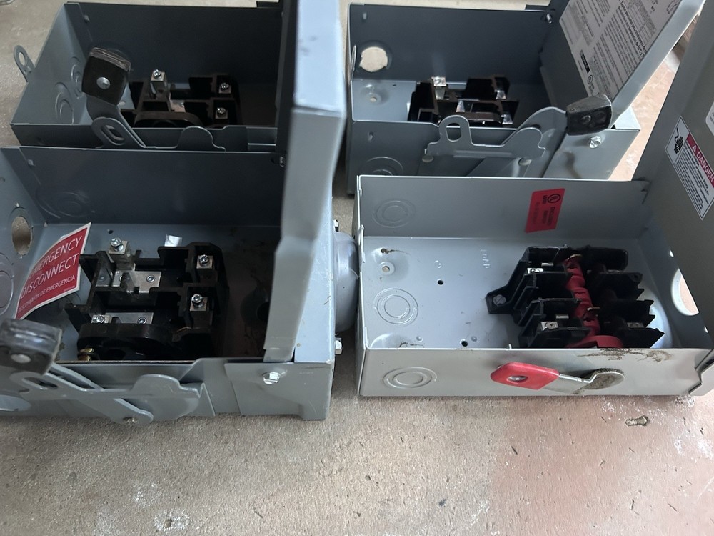 60amp & 30amp Disconnect Switches 4pc