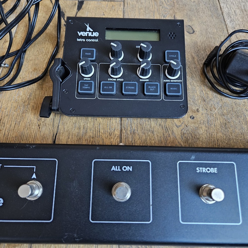 Venue Tetra Control Intuitive DMX Controller & Footswitch Black