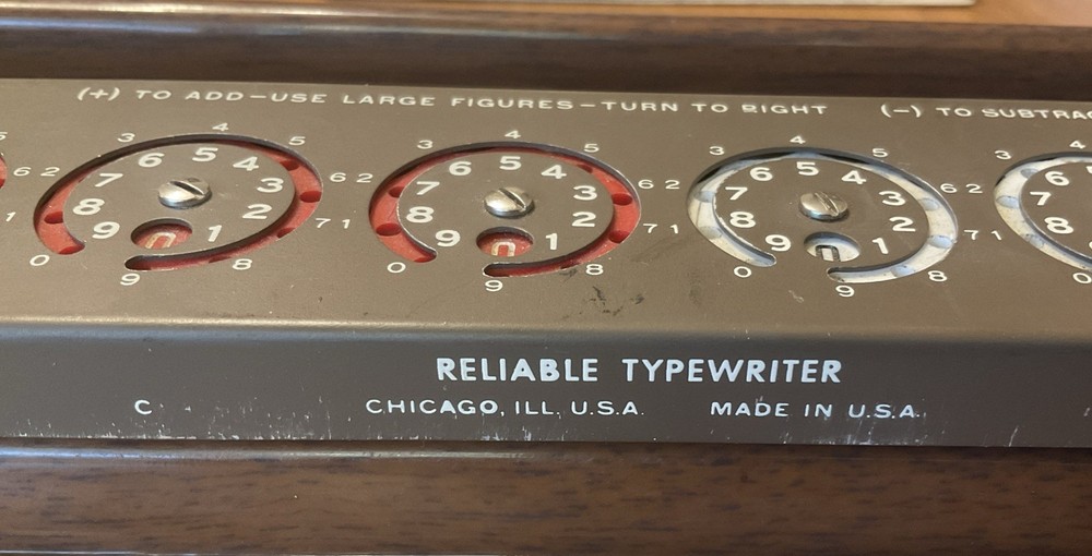 Model C ADDOMETER Portable Adding Machine with Stylus & Platform