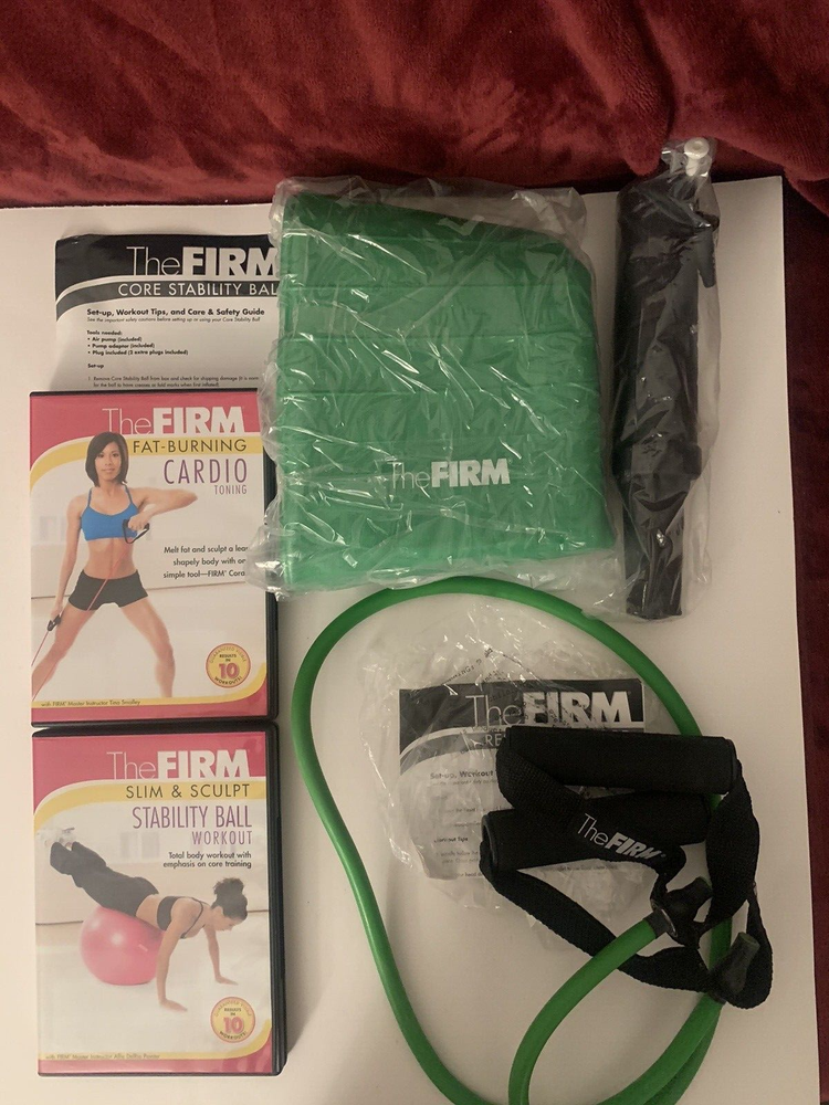 The Firm, Core Stability Ball, Mega Value Pack, includes 2 Used Firm DVDs!