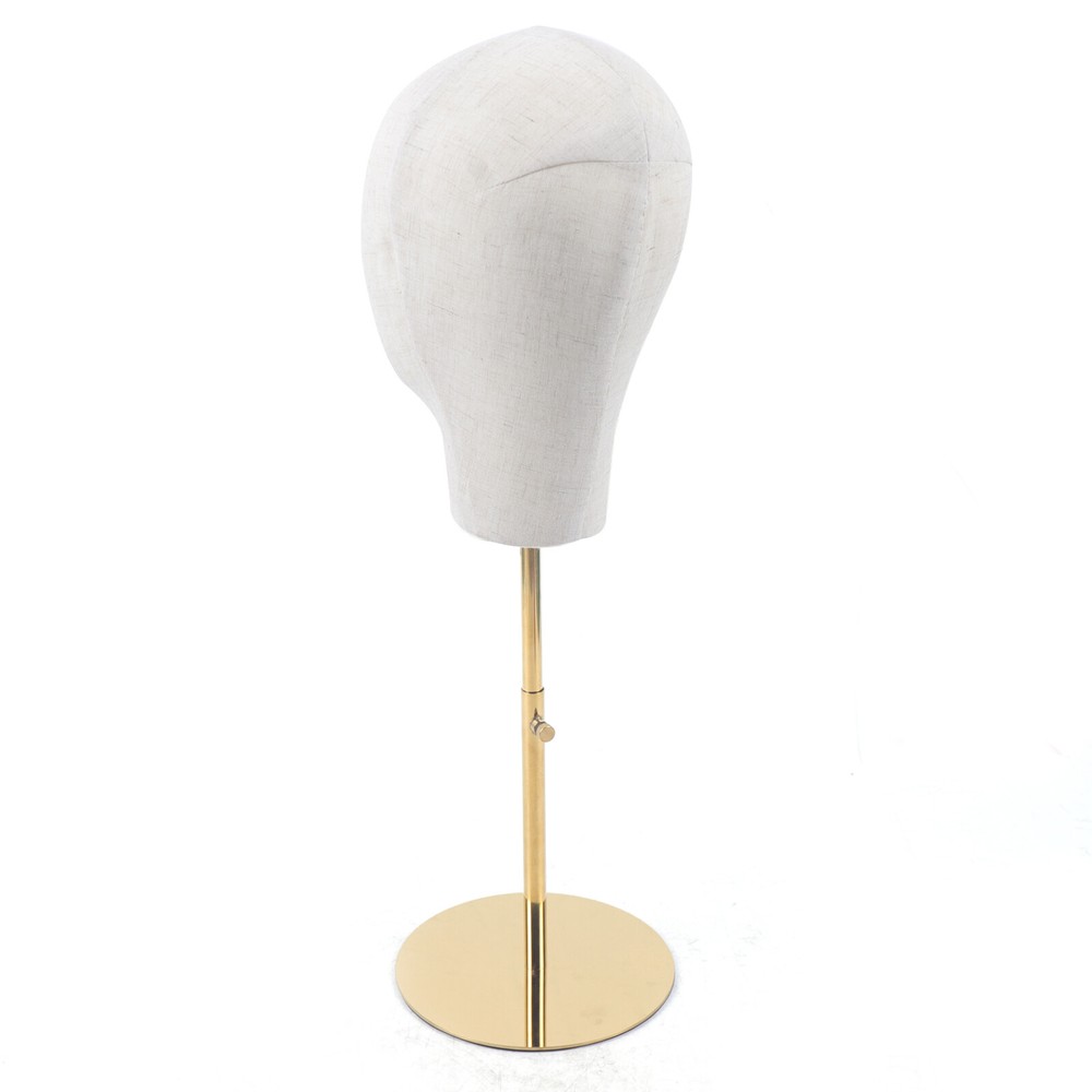 Mannequin Head Model Hat Wig Glasses Display Holder Stand Adjustable Height