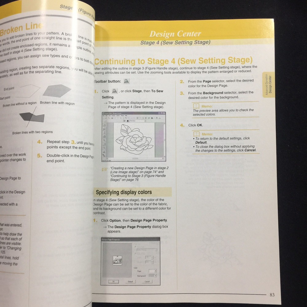 Baby Lock Instruction Manual for Palette Embroidery Software Version 6.0