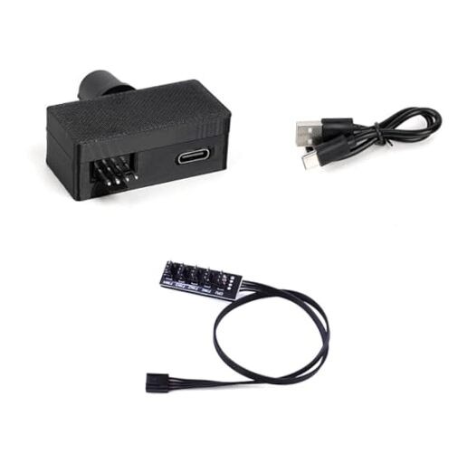 4pin PWM Fan Speed Controller, Type-C Input, Knob Fan speed controller hand-8W