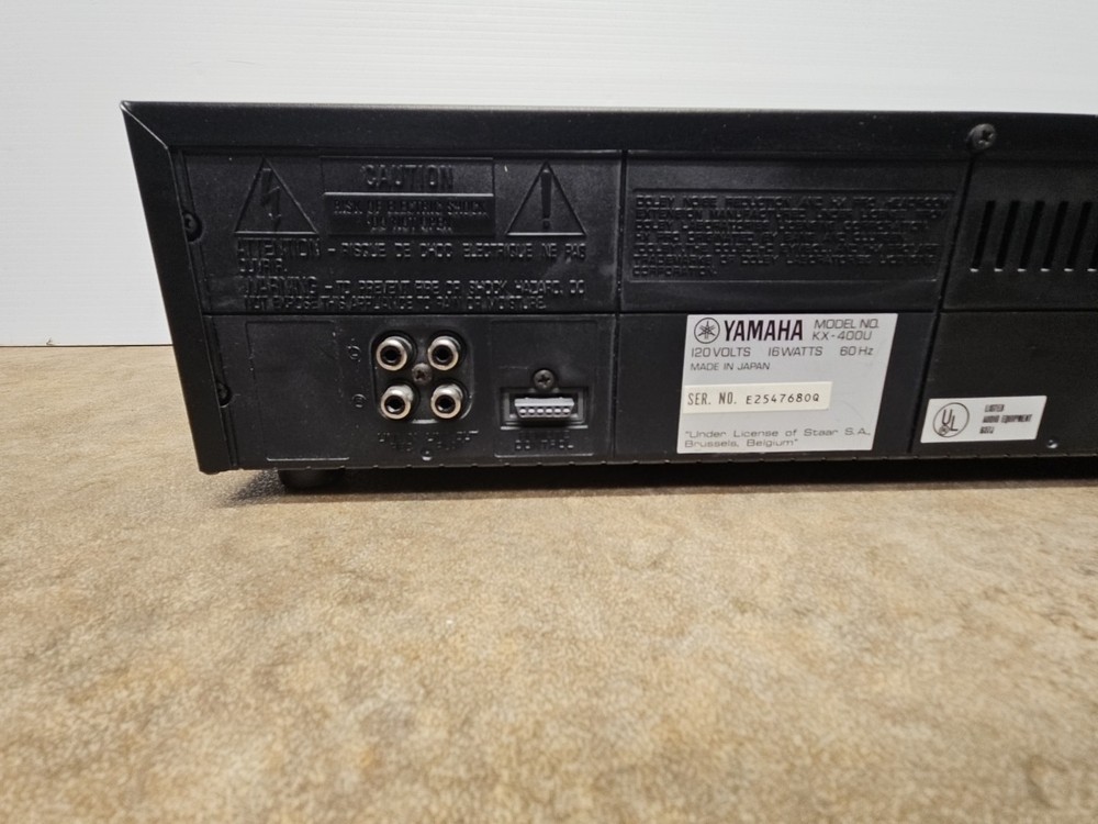 Yamaha SCD KX-400U Stereo Cassette Deck Tested Nice!