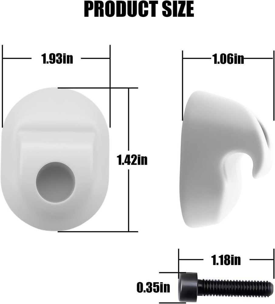 Sun Visor Clip Interior Kit Fit for Kenworth Peterbilt Interior, Replace S16-102