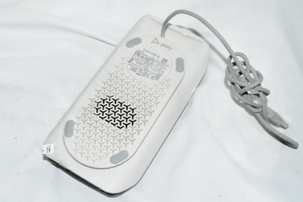 Plantronics Poly Sync 20 SY20 USB-C Smart Speakerphone Eggshell 1a