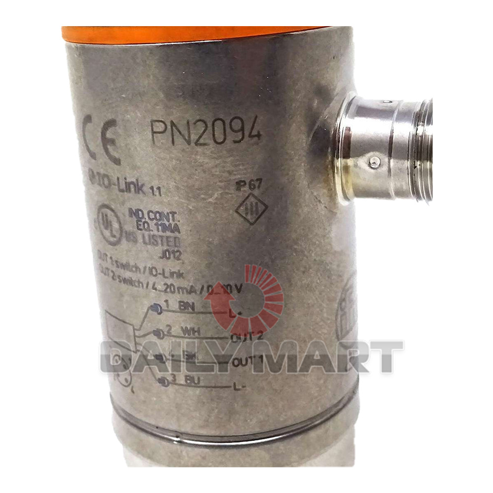 New In Box IFM PN2094 Pressure Sensor