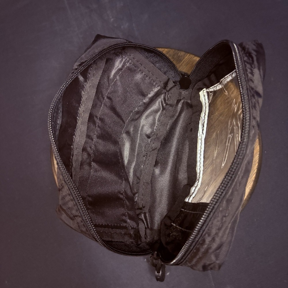 See Through Pouch 8"x 5" Reflective Strips, Hook & Loop Attachment