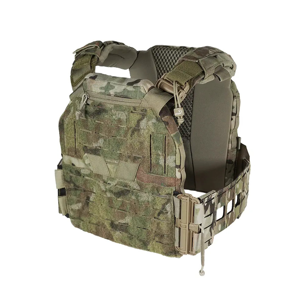 Agilite K-Zero SF Plate Carrier Tactical Vest MOLLE Quick Release MULTICAM