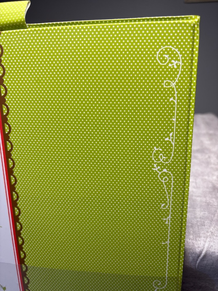 Stampin Up! Decorative Green & Floral Patterned Organization Folder