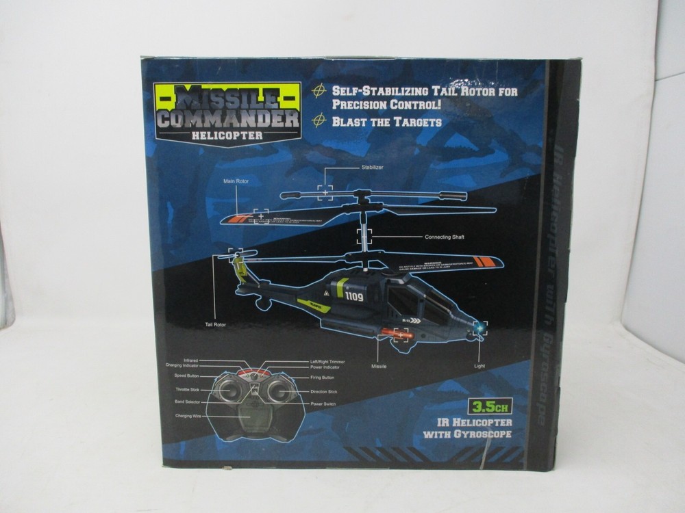 EQ Toys Missile Commander Helicopter