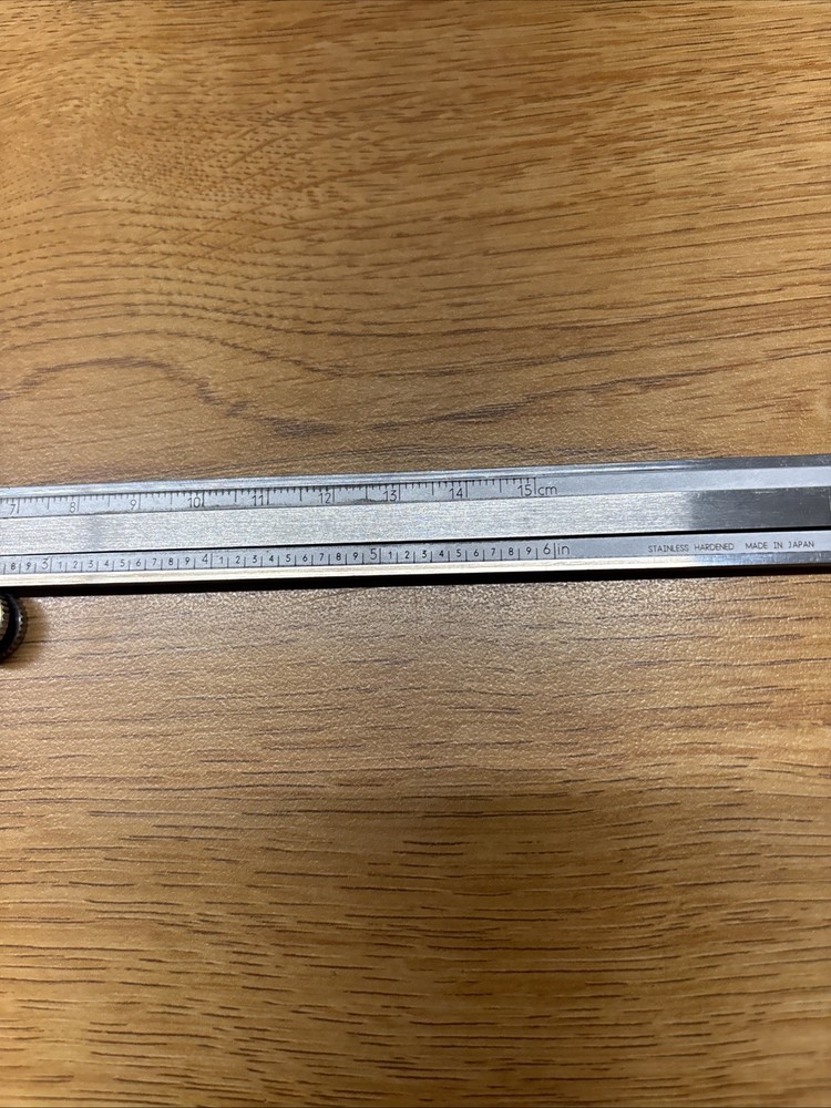 Fowler Precision Dial Caliper 6” Long .001 Stainless Hardened