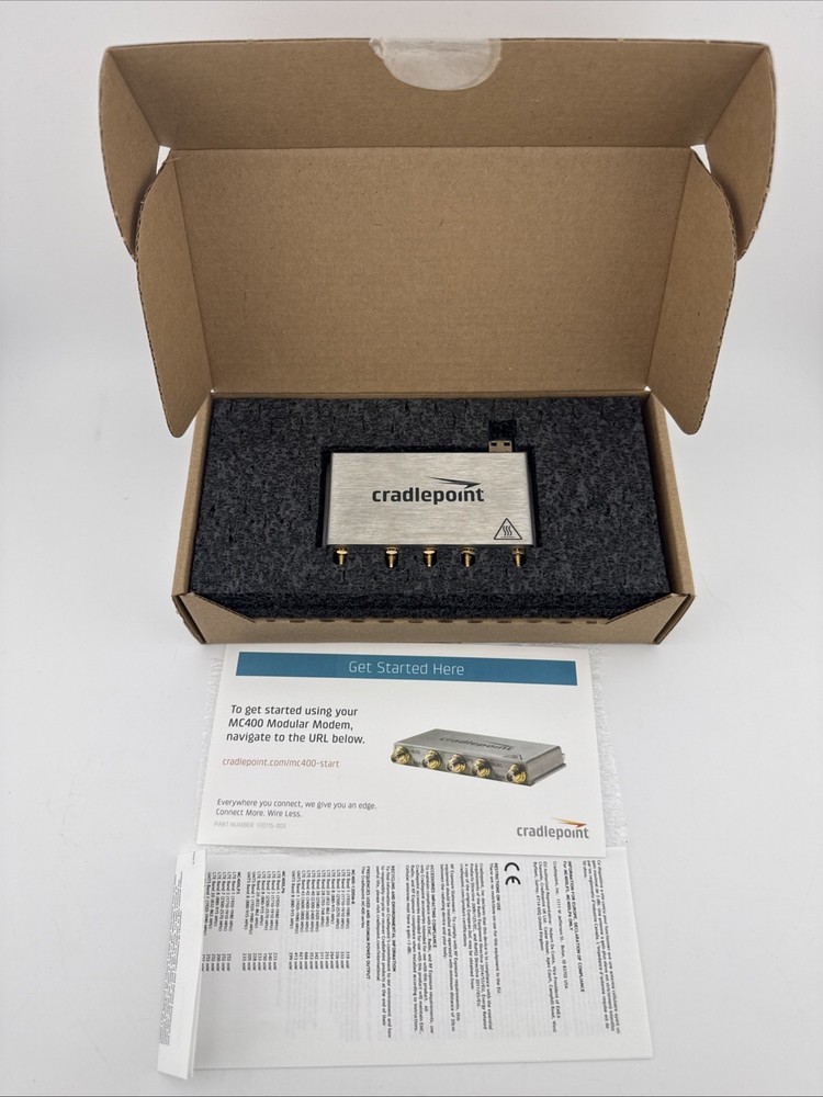Cradlepoint Technology MC400-1200M-B Modular Modem Silver