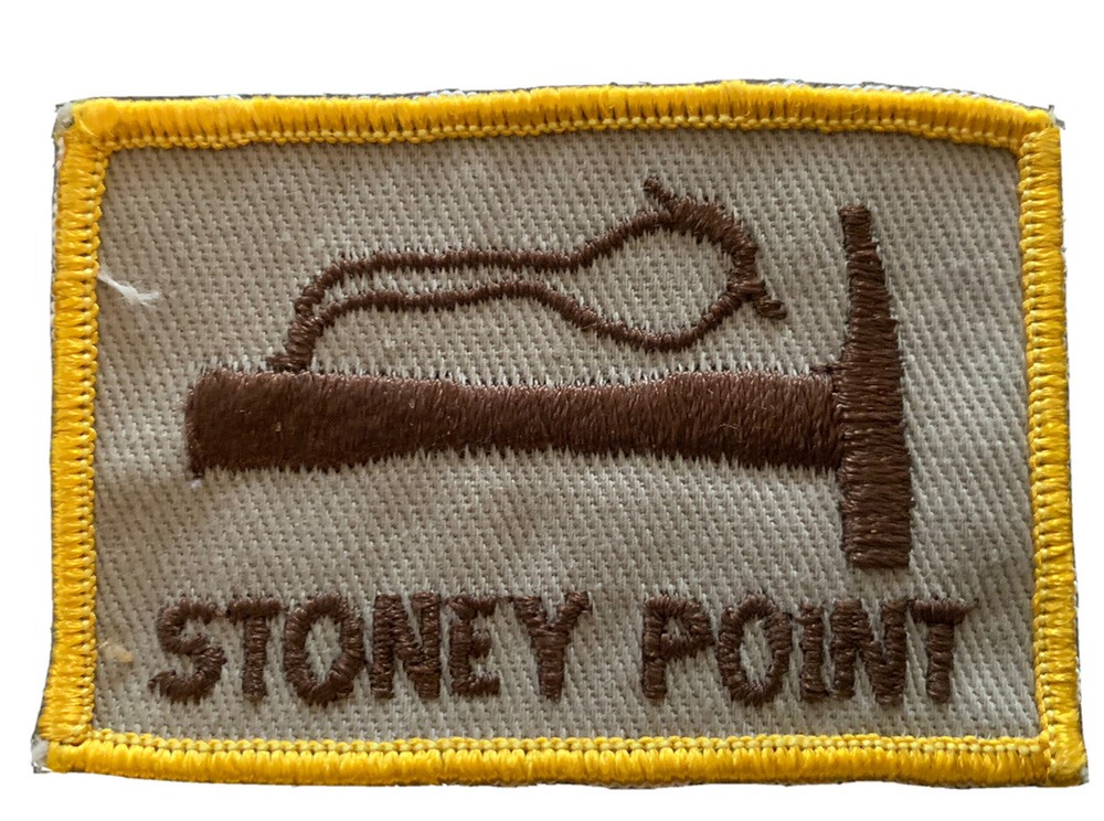 Vintage Stony Point 2" x 3" Hat Jacket Patch