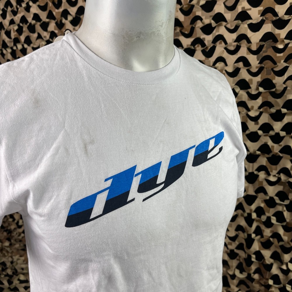 New Dye 2018 Split T-Shirt - White/Blue - Small