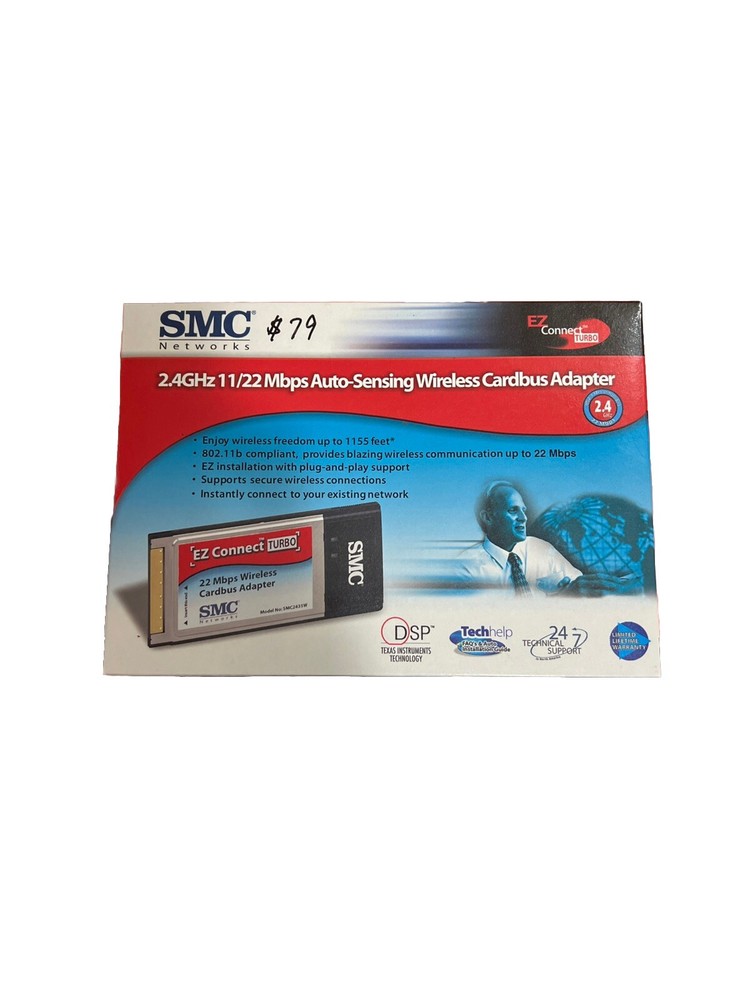 SMC Network Wireless Cardbus Adapter **SALE**