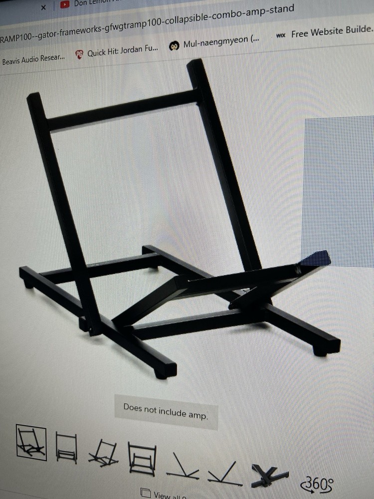 Gator Frameworks Collapsible Combo Amp Stand