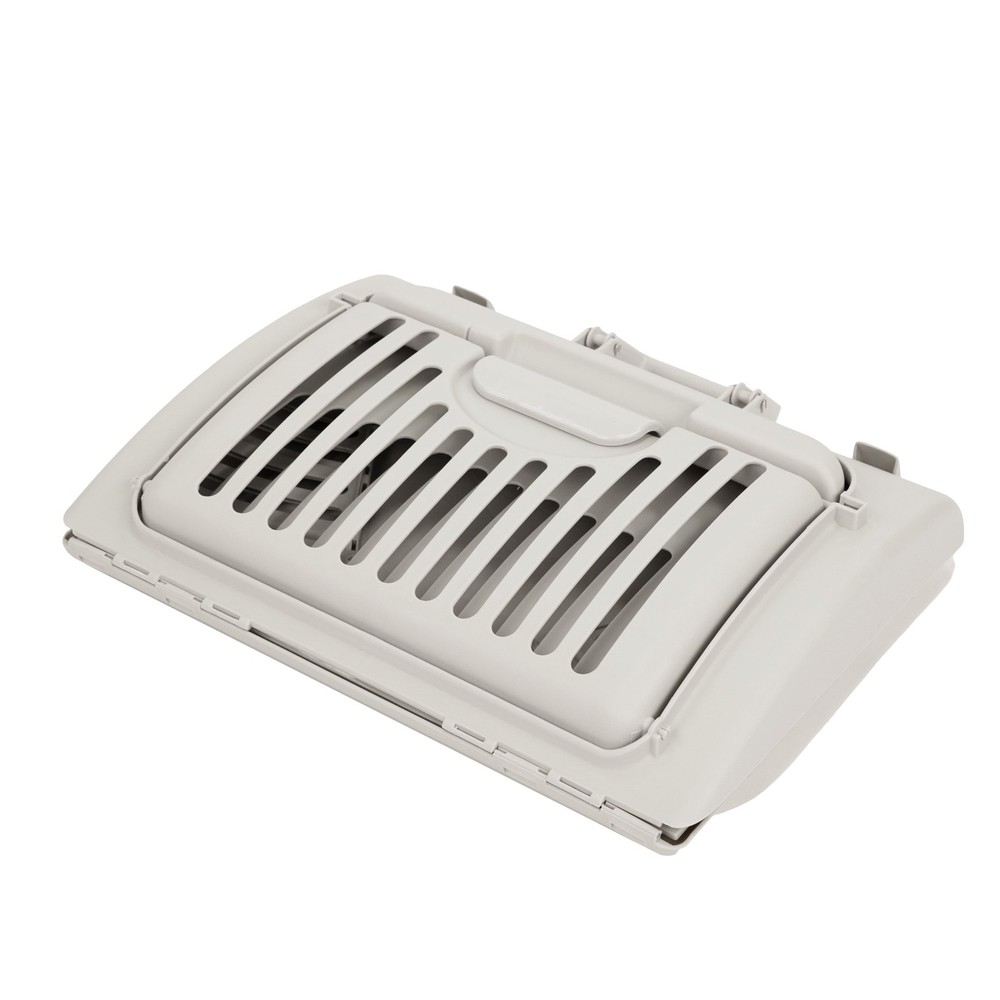 Foldable Plastic Travel Cat Carrier, Gray, One Size