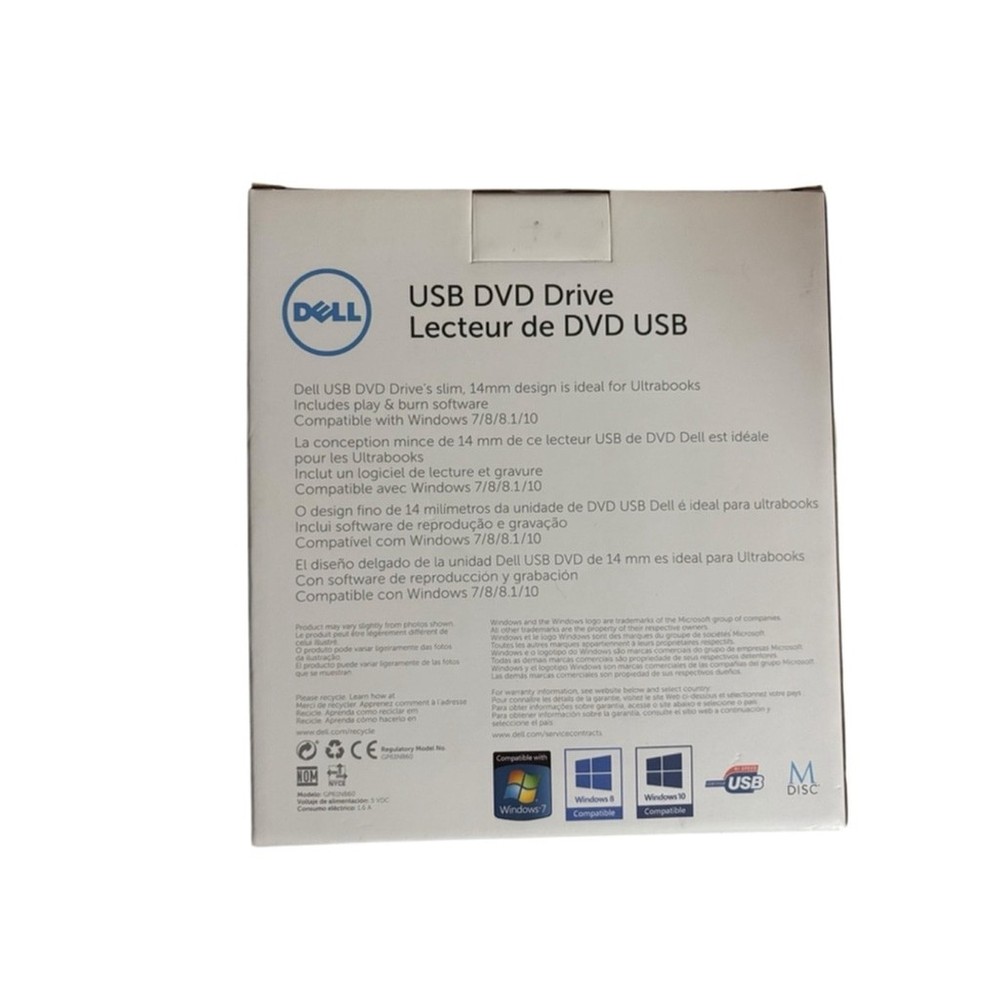 Dell External DVD Drive USB DW316 Black