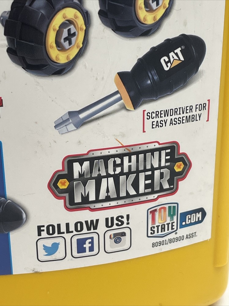 CAT Machine Maker Junior Operator Dump Truck Construction Assembly Kit