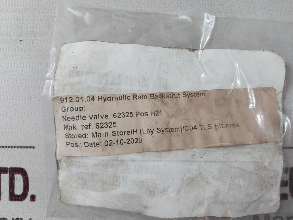 Hawe 2591095 Needle Valve Line Mounted 912.01.04