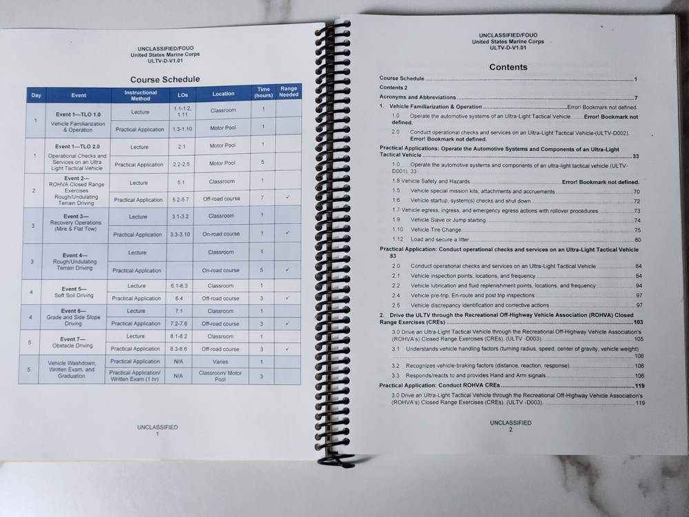 UNITED STATES MARINE CORPS PROGRAM MANAGER LIGHT TACTICAL VEHICLES STUDENT GUIDE