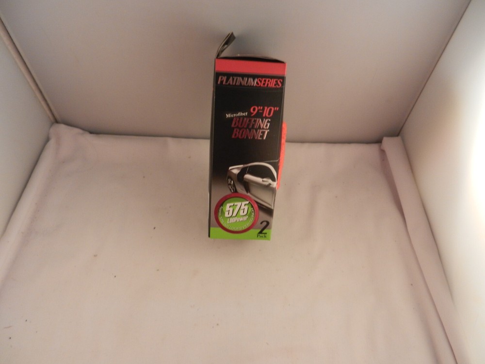 MICROTEX PLATINUM SERIES 9"-10" MICROFIBER BUFFING BONNET "NEW" SET OF 2