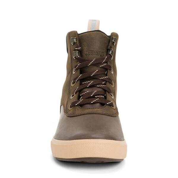 Xtratuf Men's Leather Ankle Deck Boot Lace - Chocolate