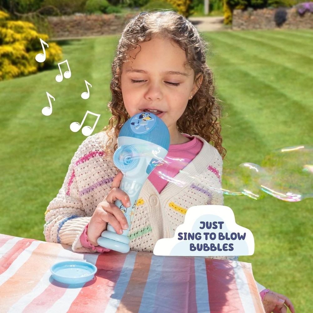 Bluey Dance Mode Bubble Maker & Microphone Set - Perfect for Easter or Birthdays