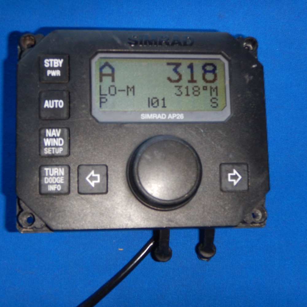 Simrad AP26 Autopilot Control Head LCD Fully G2U DAMAGED NOT WORKING