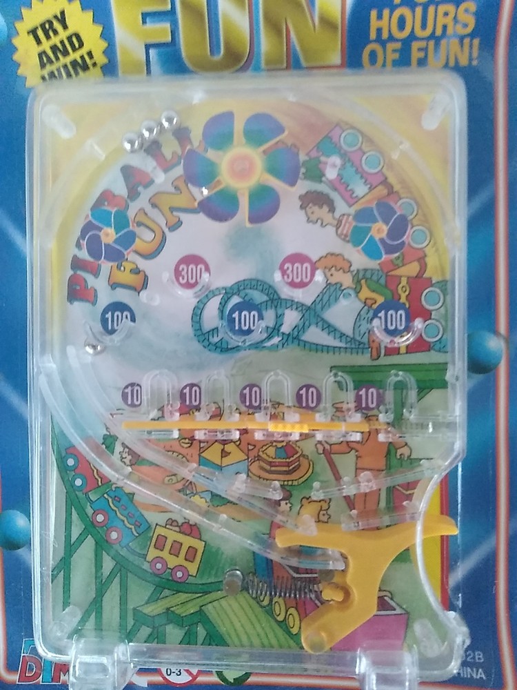 Pinball Machine Mini NOS Toy Gift DTM CE