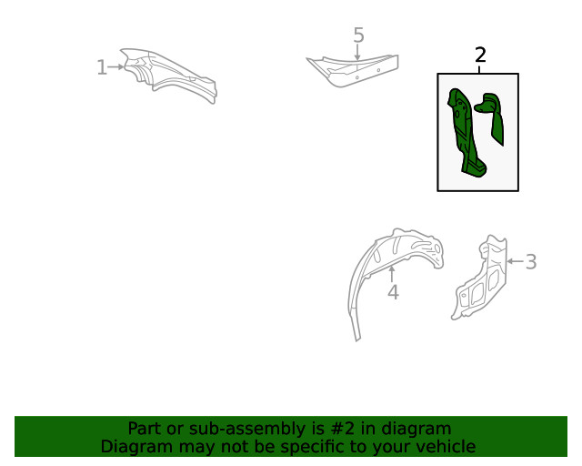 Genuine GM Tail Lamp Mounting Panel 92195892