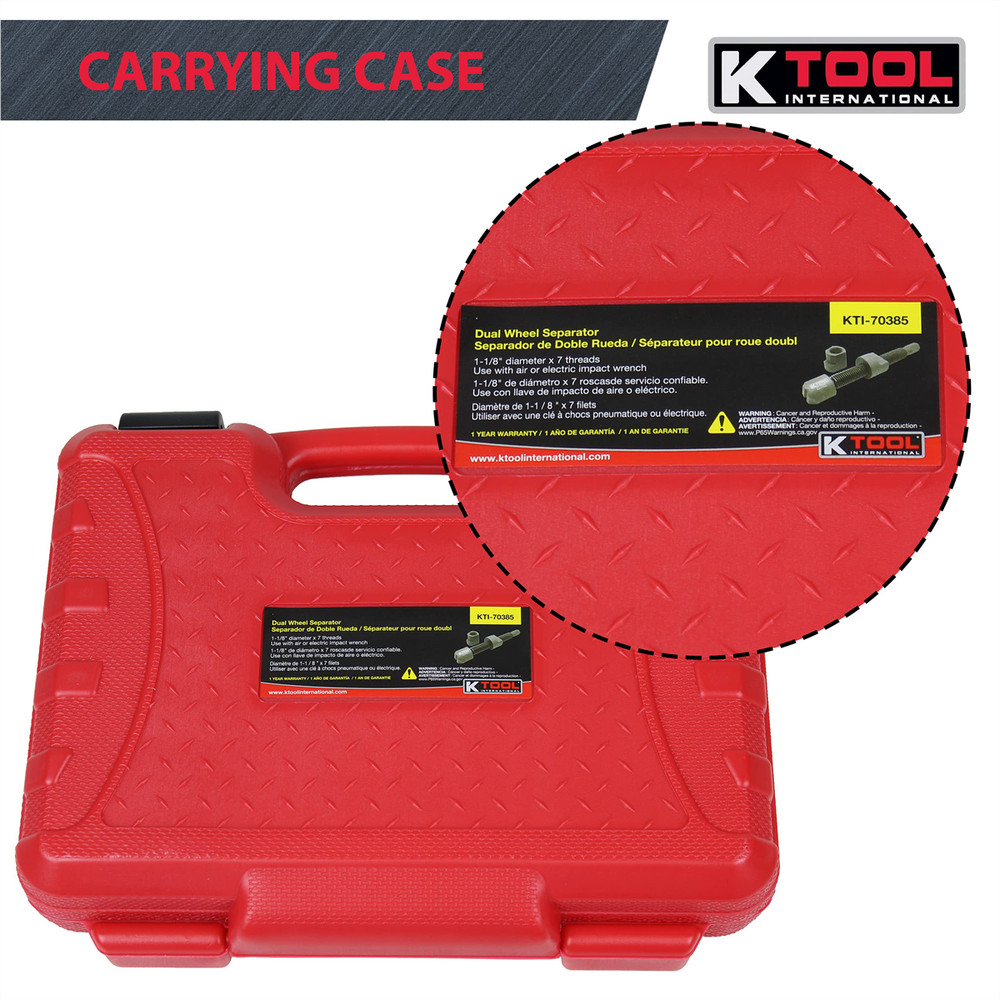 K Tool 70385 Dual Wheel Hub Separator Set, Durable, Versatile Design