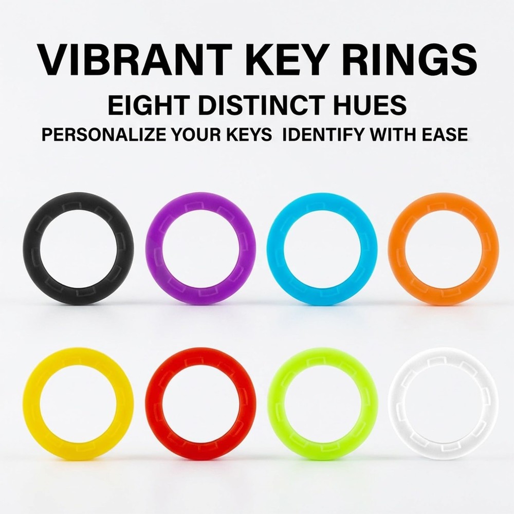 40 PCS Key Covers Caps - Sukh Identifiers small, Mixed