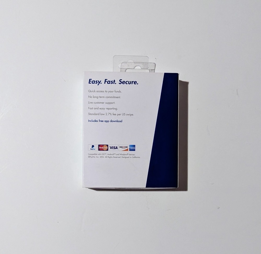 PayPal Mobile Phone Card Reader for iPhone, Android, and Windows Devices